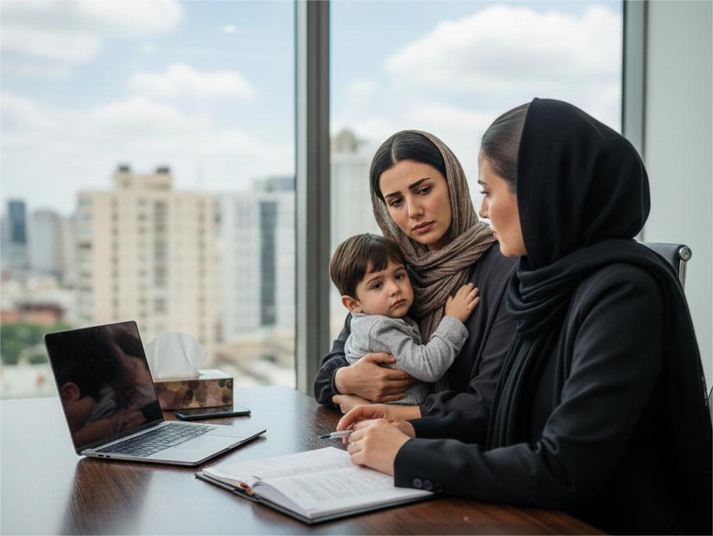 حق حضانت فرزند بعد از طلاق چگونه تعیین می‌شود؟